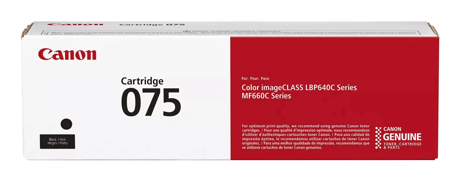ORIGINALE Canon toner nero 075 bk 6365C002 1400 pagine - immagine 1