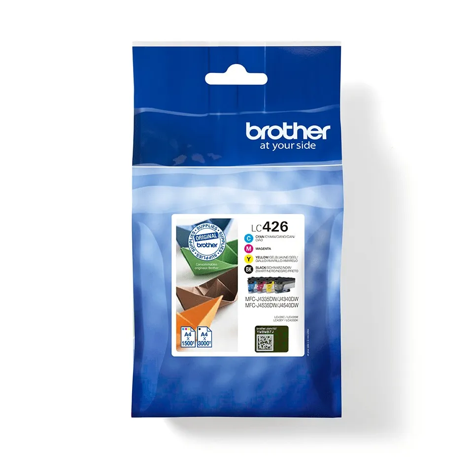 Originale Brother LC424 Pack de 4 Cartuchos de Tinta Originales - LC424VAL - immagine 1