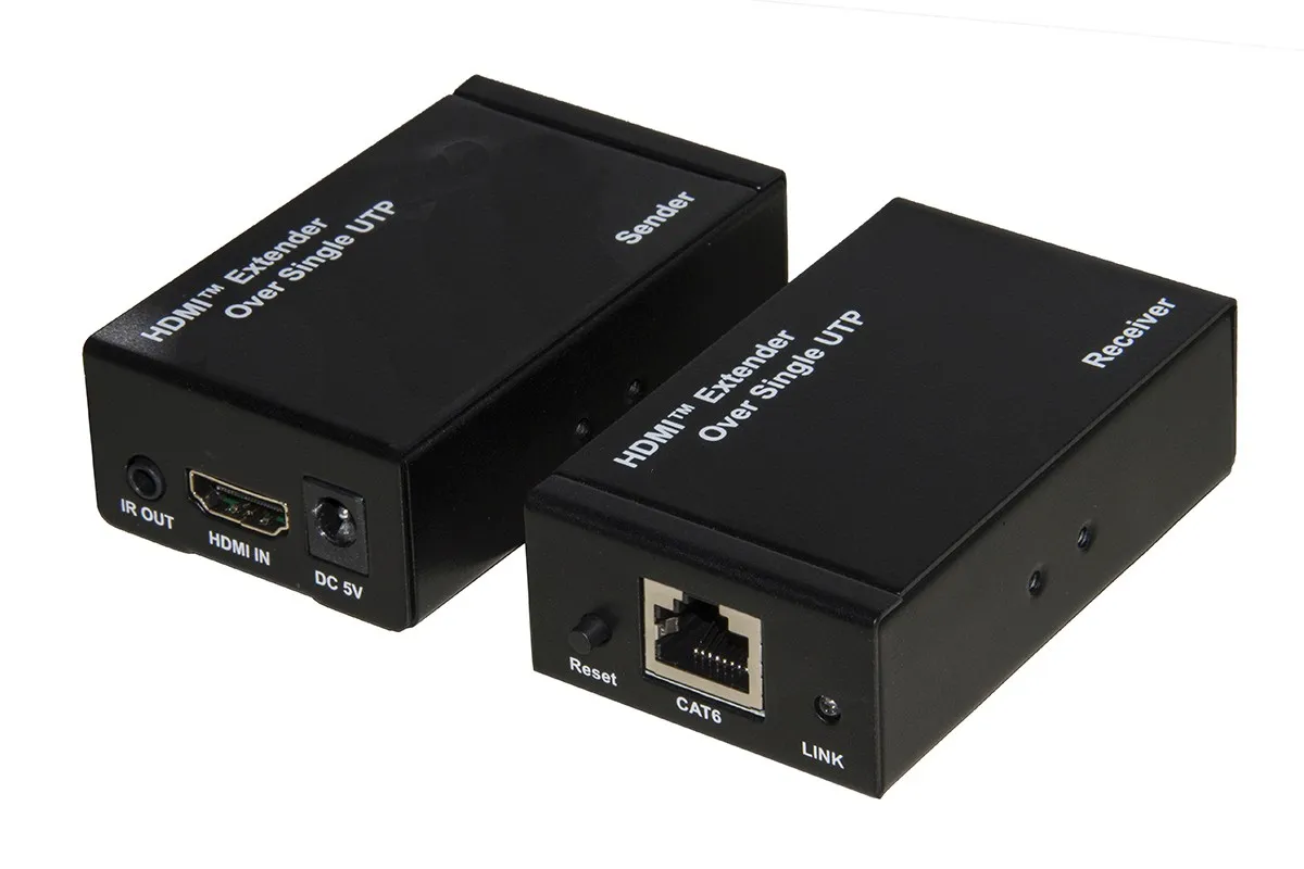 Estensore Hdmi Tramite Cavo Cat5E/6 Fino A 120 Metri 4K - immagine 1