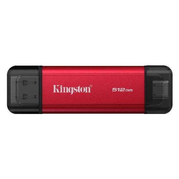 Kingston 512GB Dual USB-A/C Portable SSD Up To 1050MB/s USB 3.2 Gen 2 SPSD/512GB - immagine 1