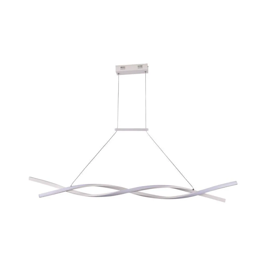 V-TAC Lampadario LED a Sospensione 30W in Metallo dal Design Moderno 120*100cm Colore Bianco 3000K - immagine 1
