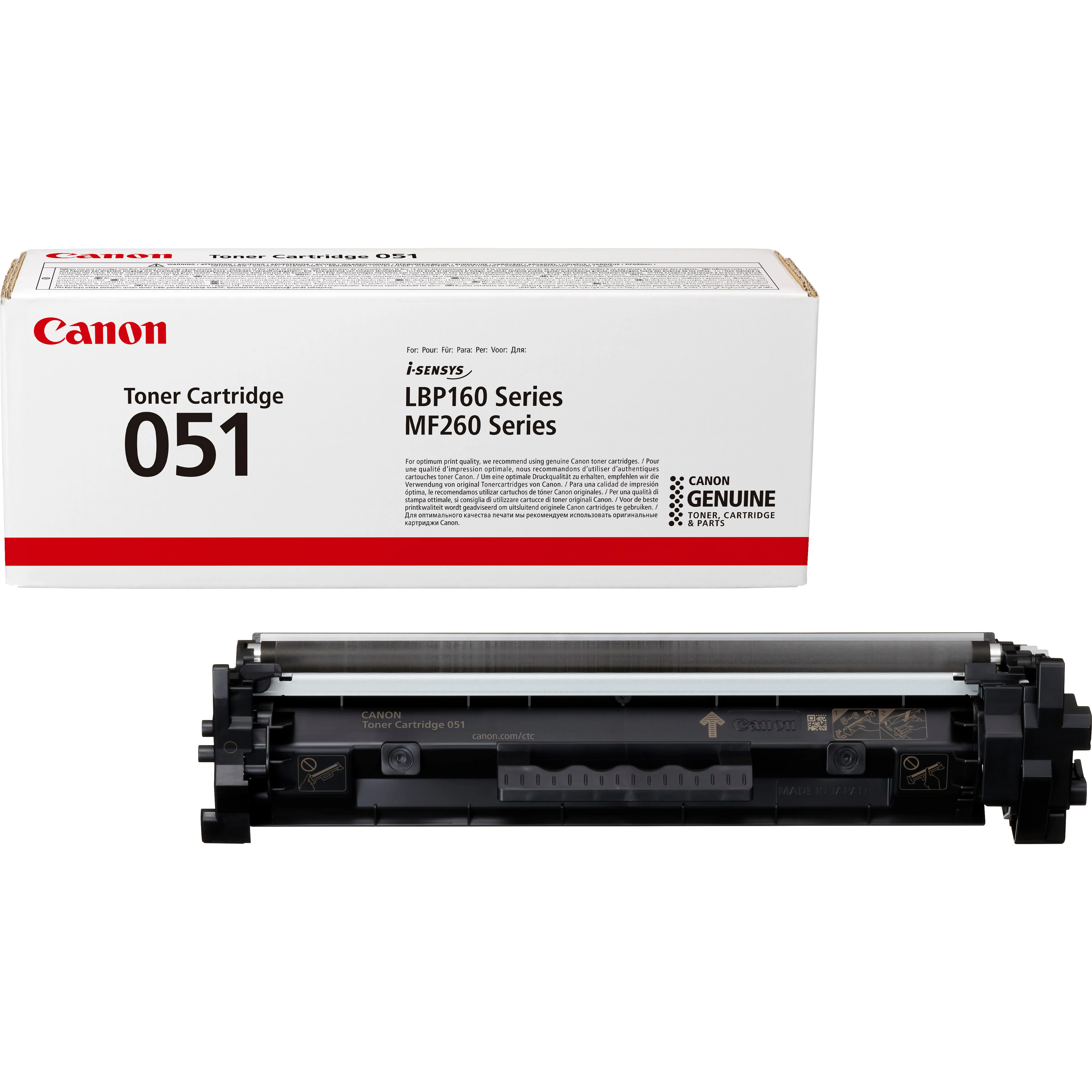 ORIGINALE Canon toner nero 051 2168C002 1700 pagine - immagine 1