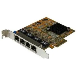 Startech Adattatore Scheda Di Rete Ethernet Gigabit Pci Express Pcie Nic A 4 Porte ST1000SPEX43 - immagine 1
