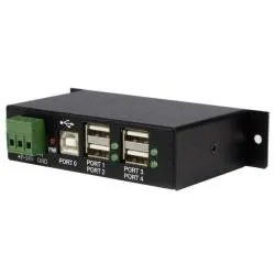 Startech Hub USB 2.0 Industriale In Metallo A 4 Porte USB 2.0 ST4200USBM - immagine 1