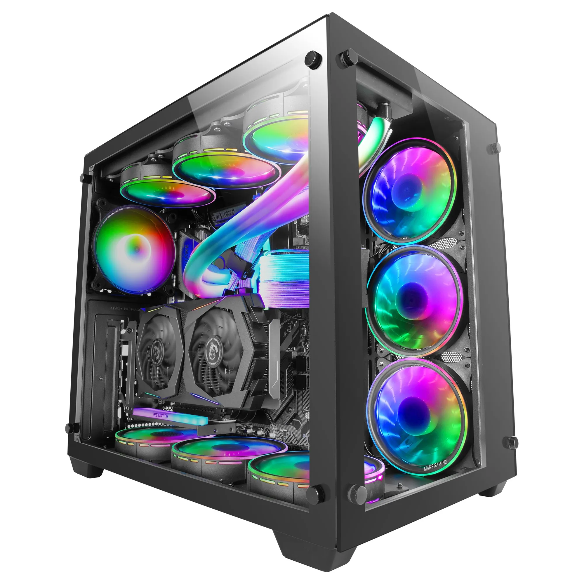 Mars Gaming MCV3 computer case Tower Nero - immagine 1