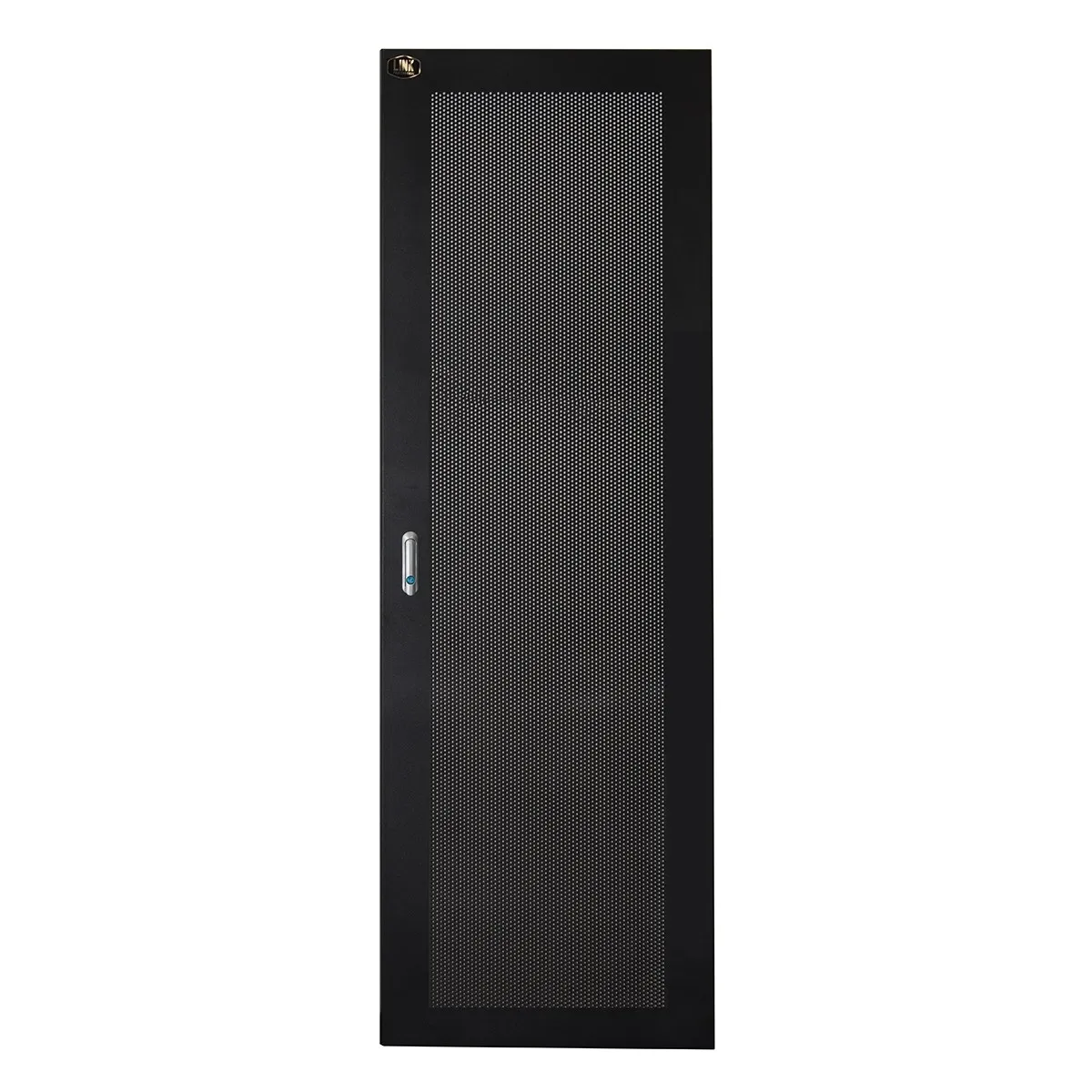PORTA IN METALLO TRAFORATA NERA PER ARMADI LINK 42U LARGHEZZA 600MM CON SERRATURA - immagine 1