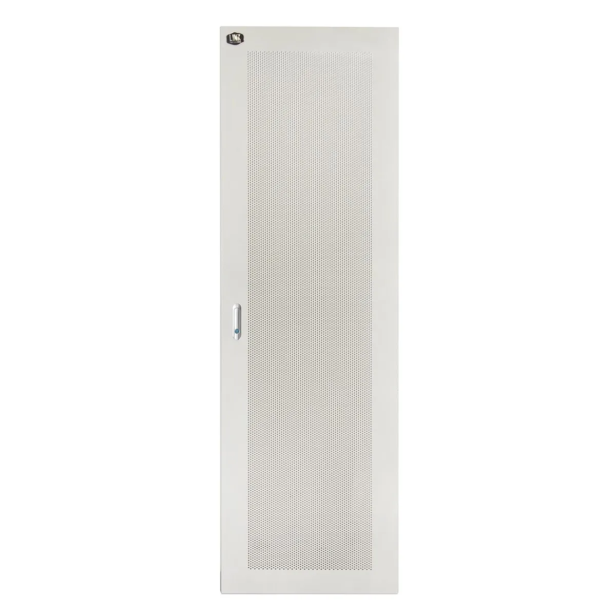 PORTA IN METALLO TRAFORATA GRIGIA PER ARMADI LINK 42U LARGHEZZA 600MM CON SERRATURA - immagine 1