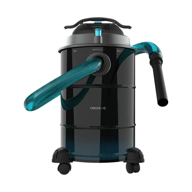 Aspirapolvere per cenere e pellet Cecotec Conga Ash 6000 EasyGo Home XL - Potenza 1500W - Capacità 30L - Aspirazione 21kPa - Ruote e maniglia - Pulizia facile - Accessori inclusi - Nero e blu - immagine 1