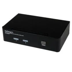 Startech Switch Kvm Hdmi USB 2 Porte Con Audio E Hub USB 2.0 -1080p (1920 X 1200) Supporto Hotkey (SV231HDMIUA) SV231HDMIUA - immagine 1