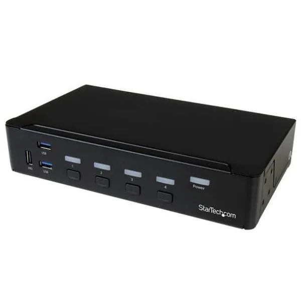Startech Switch Commutatore Kvm A 4 Porte Hdmi Con Hub USB 30 - 1080p SV431HDU3A2 - immagine 1