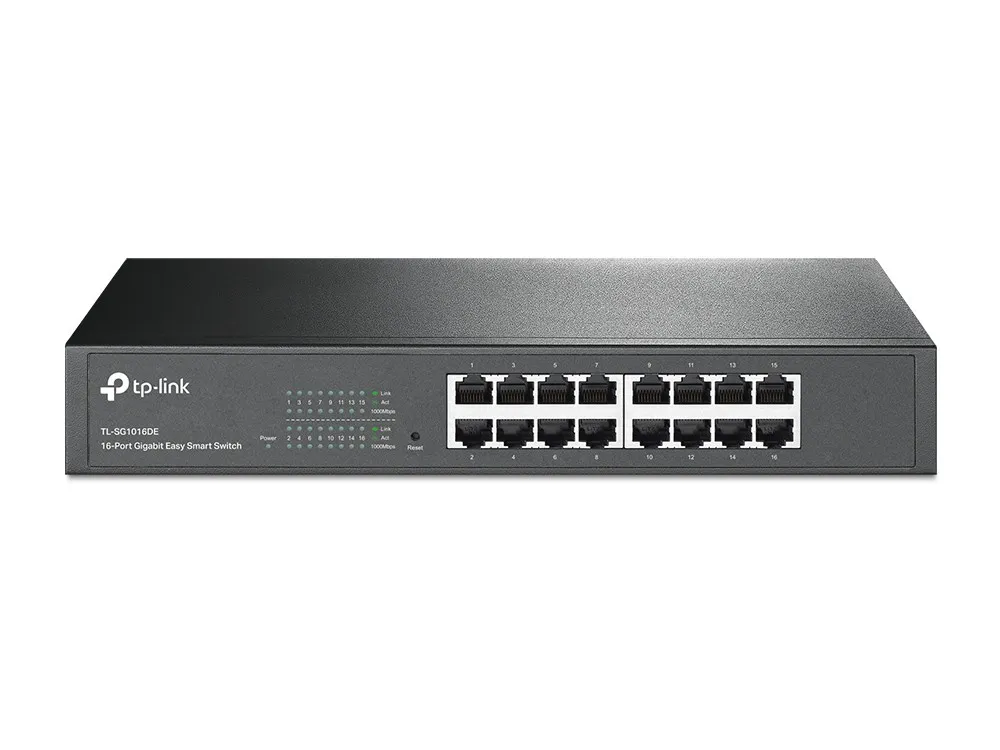 TP-Link TL-SG1016DE Gestito L2 Gigabit Ethernet (10/100/1000) 1U Nero - immagine 1