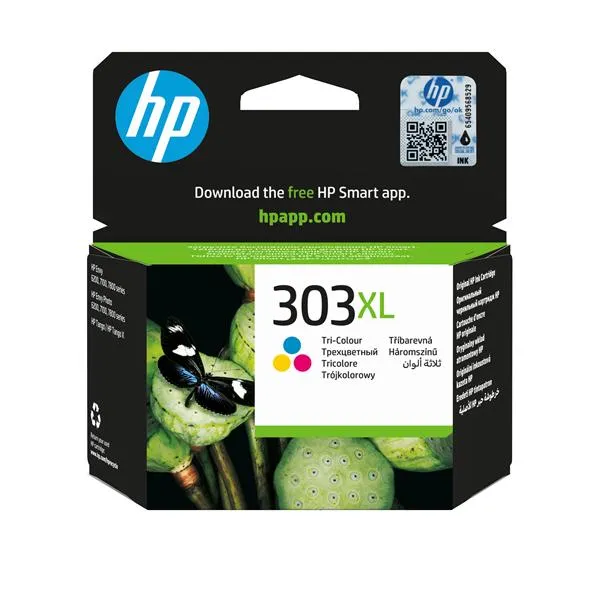 Hp Original 303XL High Yield Tri-Color Ink Cartridge T6N03AE#LS1 - immagine 1