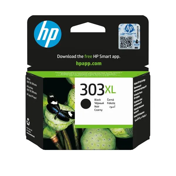 Hp Original 303XL High Yield Black Ink Cartridge T6N04AE#LS1 - immagine 1