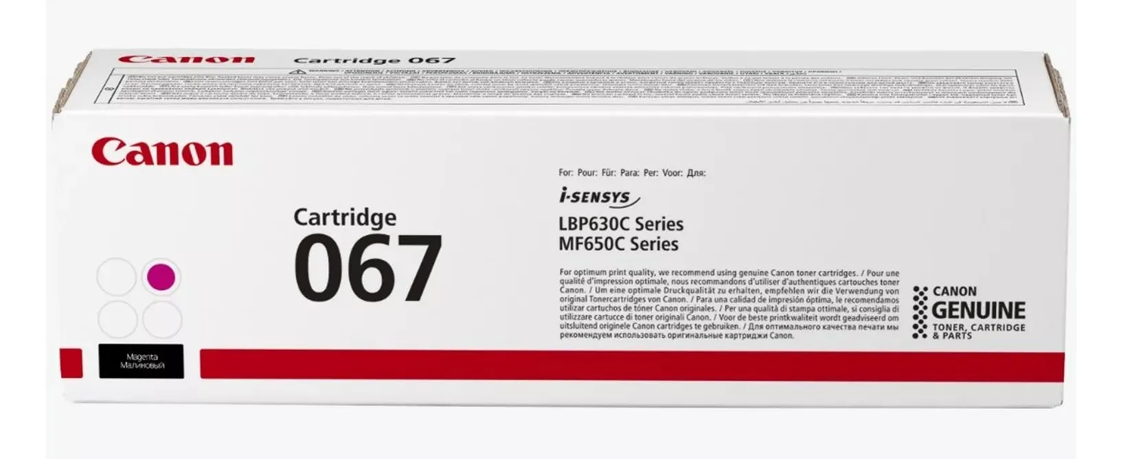 ORIGINALE Canon toner magenta 067 m 5100C002 1250 pagine - immagine 1
