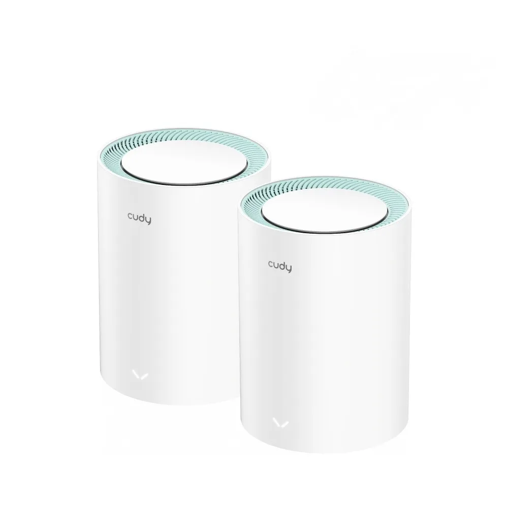 Cudy M1300 2-PACK sistema Wi-Fi Mesh Dual-band (2.4 GHz/5 GHz) Wi-Fi 5 (802.11ac) Bianco 1 Interno - immagine 1