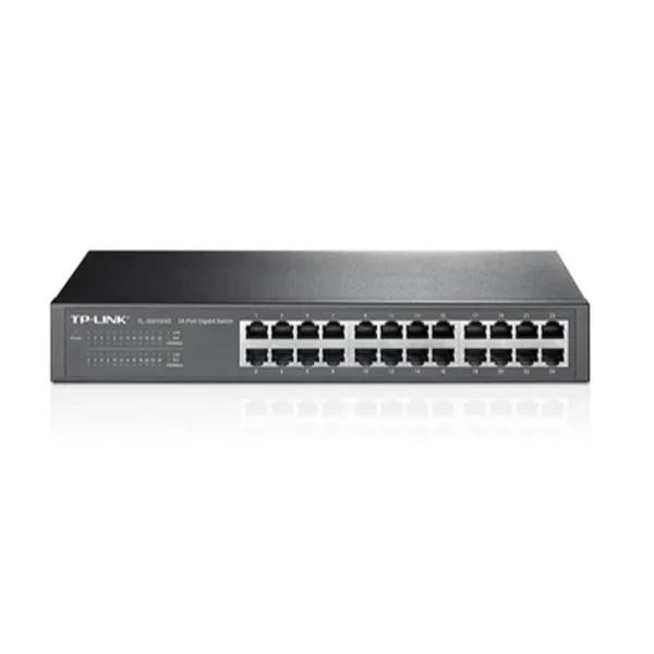 Tp-Link 24-porte Gigabit Switch 24 10/100/1000M RJ45 Portee 1U 13-inch Da Rack TL-SG1024D - immagine 1