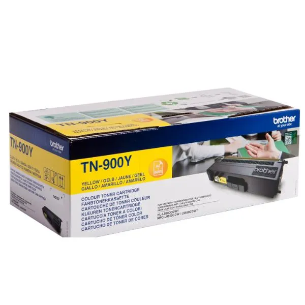 Brother Toner Giallo Altissima Capacita HL-L9200CDWT 6000PG TN900Y - immagine 1