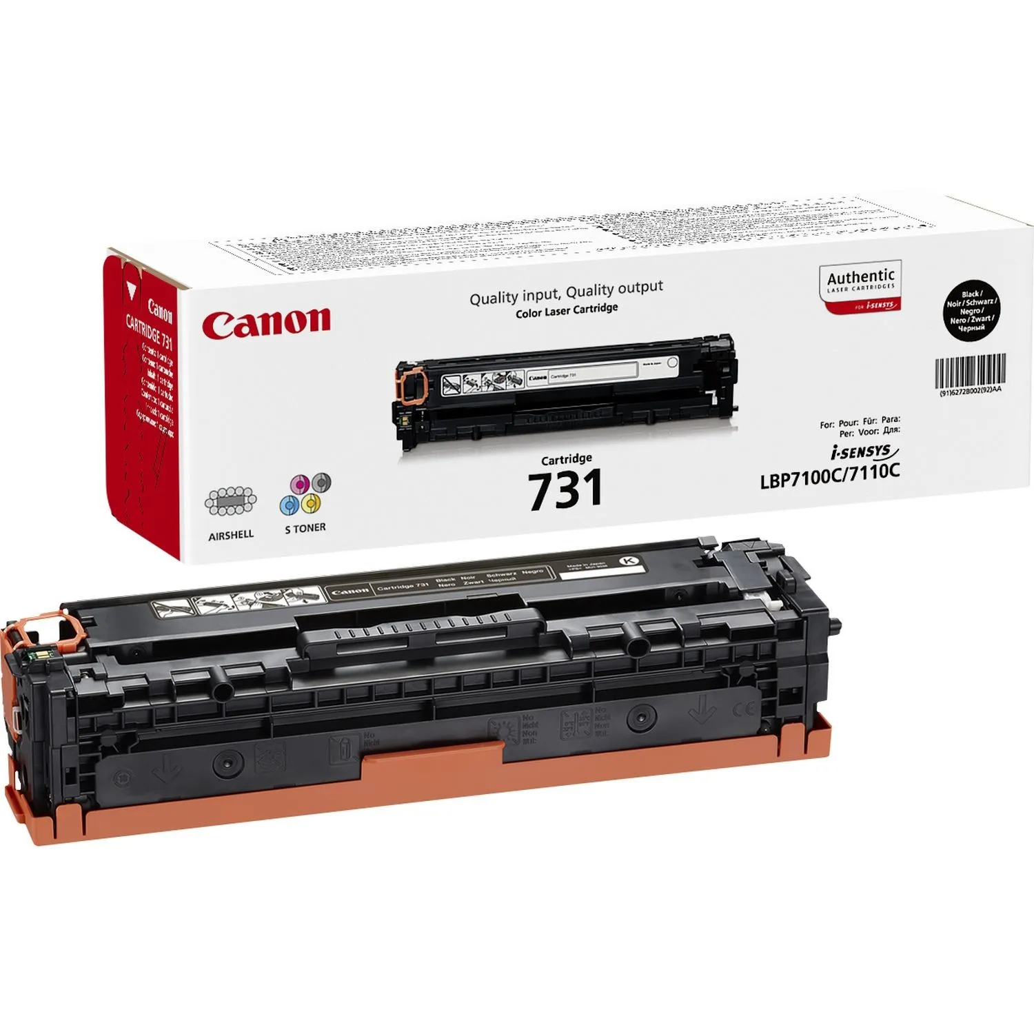 Canon 731 cartuccia toner 1 pz Originale Nero - immagine 1