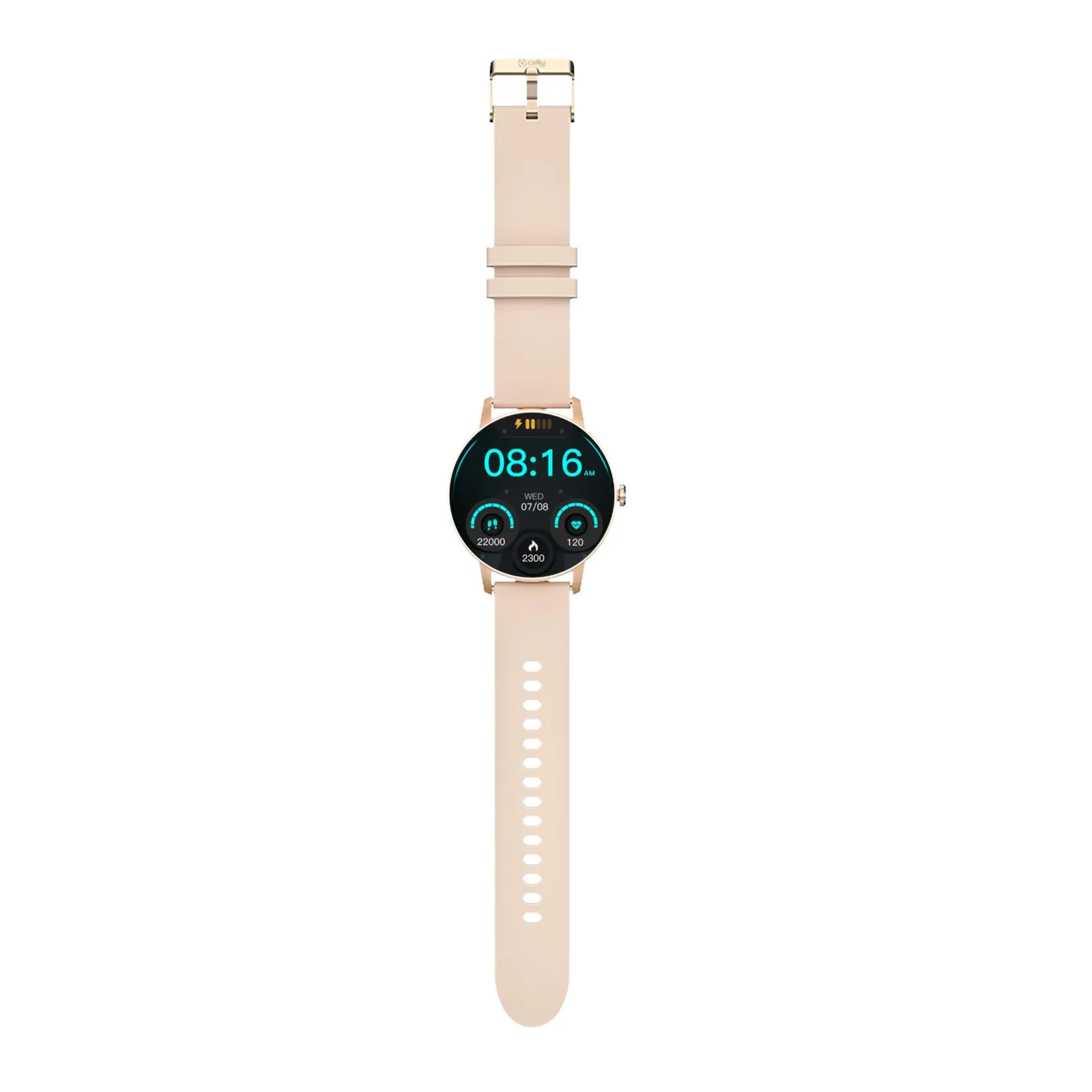 Celly Trainer Smartwatch Pink TRAINERROUND2PK - immagine 1
