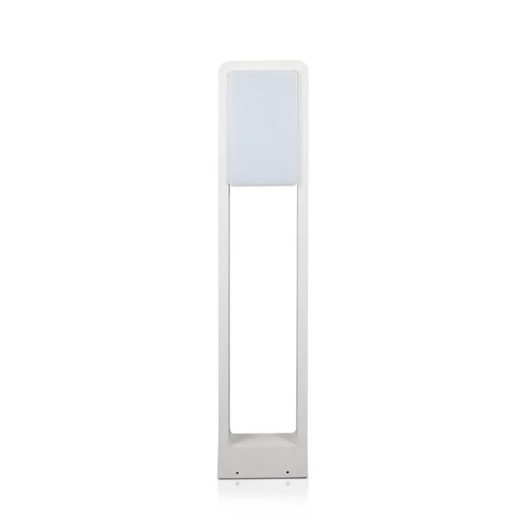 V-TAC PRO Paletto LED 10W Chip Samsung Corpo Bianco 6400K IP65 - immagine 1
