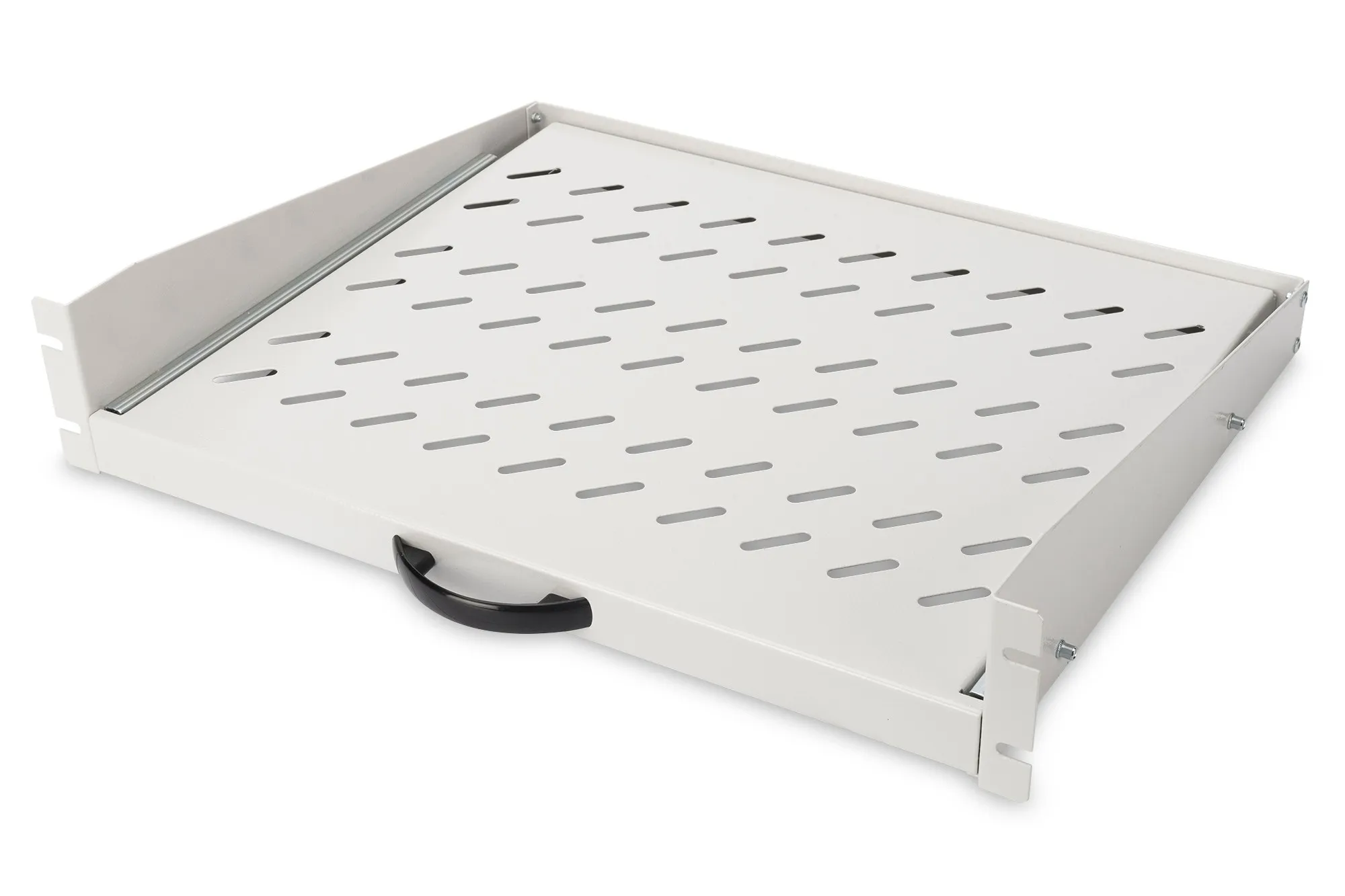 Ripiano Per Armadi Rack Estraibile 2U 367Mm Per Montanti Frontali Digitus Grigio - immagine 1