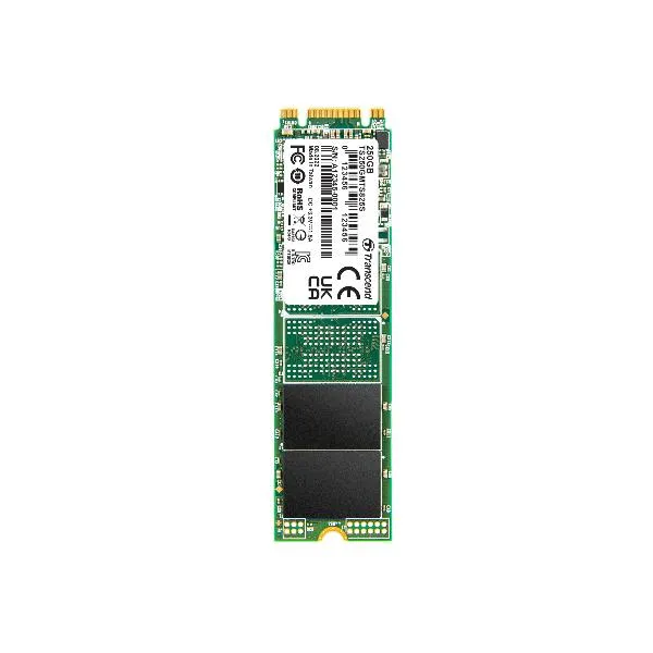 Transcend 250GB M.2 2280 SSD SATA3 B+m Key Tlc TS250GMTS825S - immagine 1
