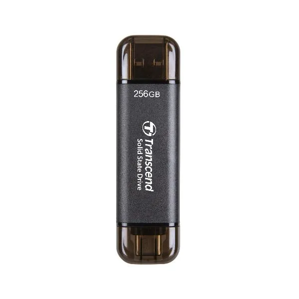 Transcend 256GB External SSD ESD310C USB 10Gbps Type C/A TS256GESD310C - immagine 1