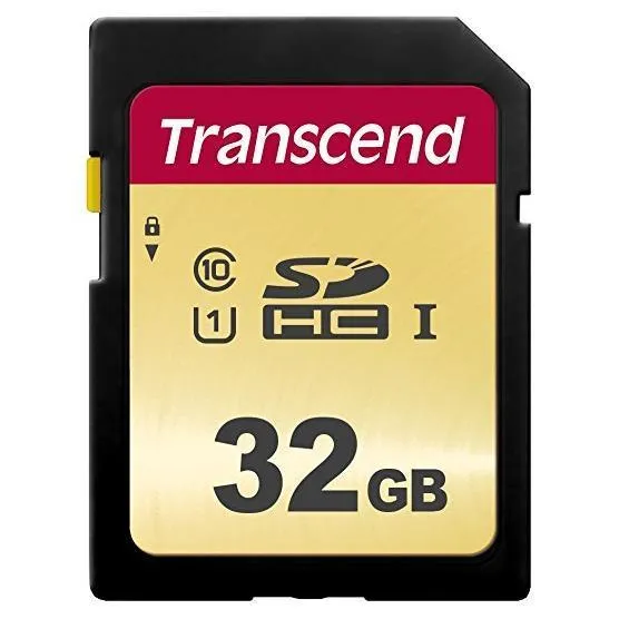 Transcend 32GB Uhs-I U1 Sd Card Mlc TS32GSDC500S - immagine 1