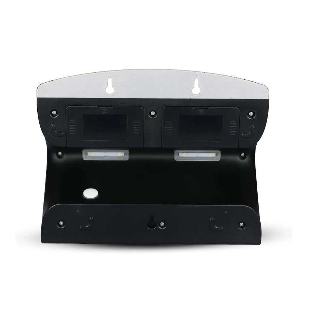 V-TAC Lampada LED Solare da Muro a Batteria 68W 60LED con Sensore PIR Colore Bianco 4000K IP65 - immagine 1