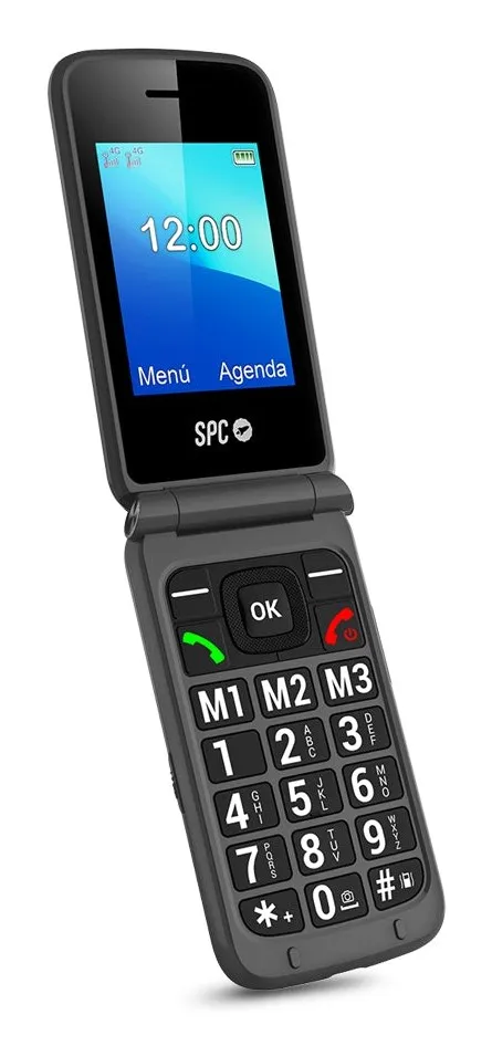 SPC Stella 3 61 cm (2.4) 107 g Grigio Telefono per anziani - immagine 1