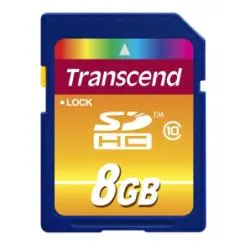 Transcend 8GB Sdhc(class 10) TS8GSDHC10 - immagine 1