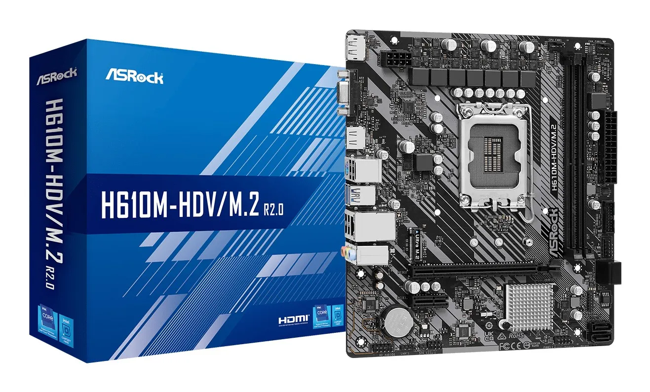 ASROCK H610M-HDV/M.2 R2.0 (1700) (D) - immagine 1