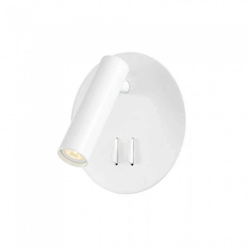 V-TAC Applique da Hotel per Lettura con 2 LED 3W e 6W Colore Bianco 3000K - immagine 1