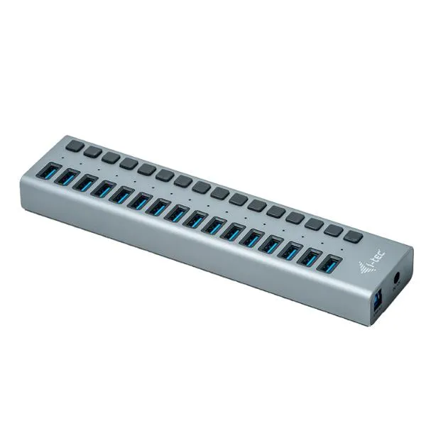 I-Tec USB 3.0 Charg 16 Port+pw Adapt 90W U3CHARGEHUB16 - immagine 1