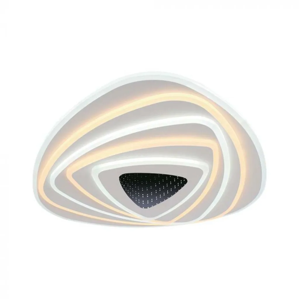 V-TAC 120W Designer Smart Ceiling Light (51*50*7CM) CCT: 3000K+6000K Dimmable + Remote Control - immagine 1