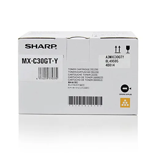Sharp MXC30GTY cartuccia toner 1 pz Originale Giallo - immagine 1