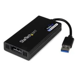 Startech Scheda Grafica Video Esterna USB 3.0 A Displayport 4K - Adattatore Convertitore USB3.0 DP/DisplayLink Ultra HD 4K USB32DP4K - immagine 1