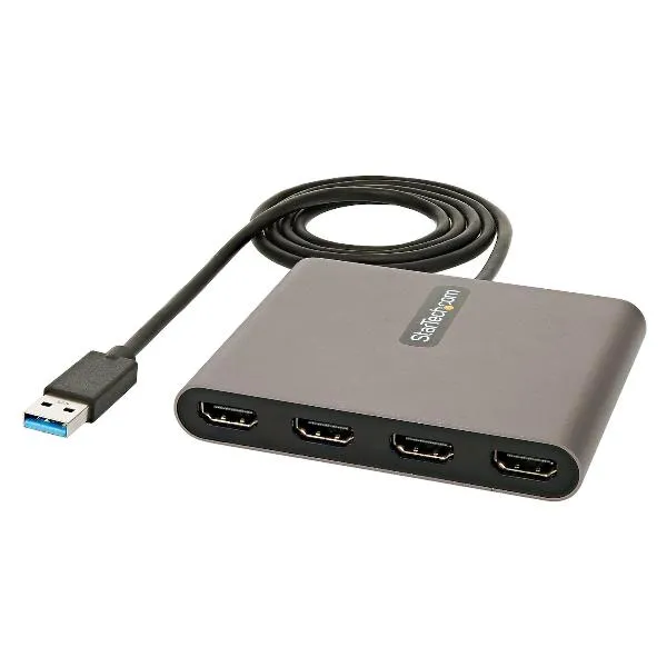 Startech Adattatore Usb-A A 4x Hdmi - Convertitore USB Type 1080p USB32HD4 - immagine 1