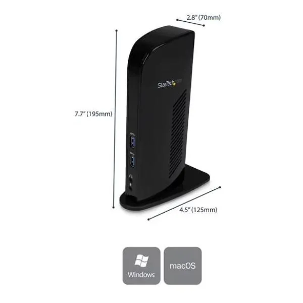 Startech Docking Station Universale USB 3.0 Per Portatili Dvi Hdmi USB3SDOCKHD - immagine 1