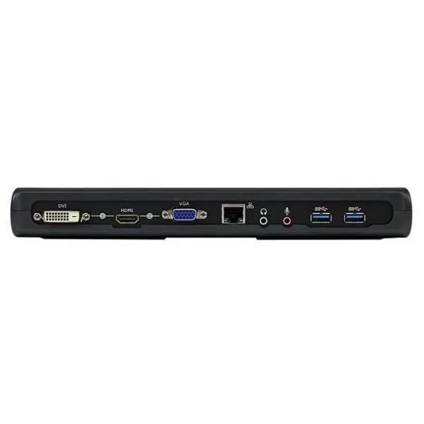 Startech Docking Station Universale USB 3.0 Per Laptop Vga Dvi Hdmi - Dual-Monitor Con Ethernet Audio Mac Windows (USB3SDOCKHDV) USB3SDOCKHDV - immagine 1