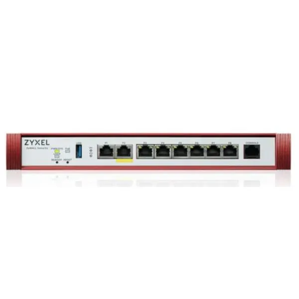 Zyxel Usgflex Security Gateway 100HP. Porte WAN/LAN: 1XGBE POE 30W 7XGBE. 3GBPS Firewall Throughput. WAN Load BALANCING/FAILOVER. Vpn: 50 Ipsec USGFLEX100HP-EU0101F - immagine 1