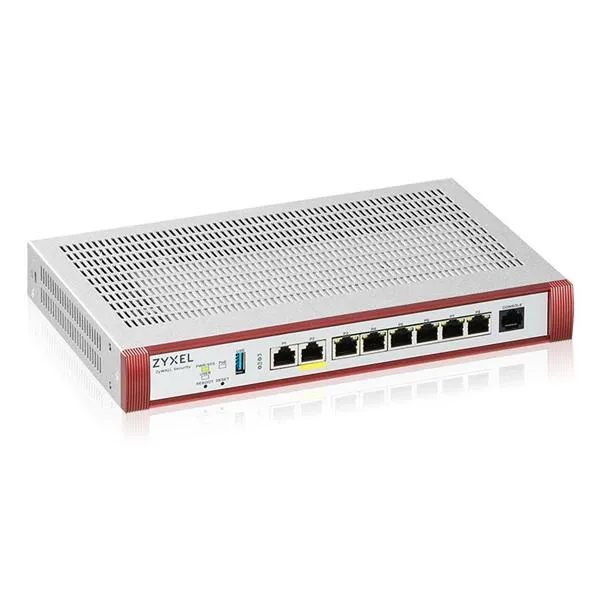 Zyxel Usgflex Security Gateway 100HP. Porte WAN/LAN: 1XGBE POE 30W 7XGBE. 3GBPS Firewall Throughput. WAN Load BALANCING/FAILOVER. Vpn: 50 Ipsec USGFLEX100HP-EU0102F - immagine 1