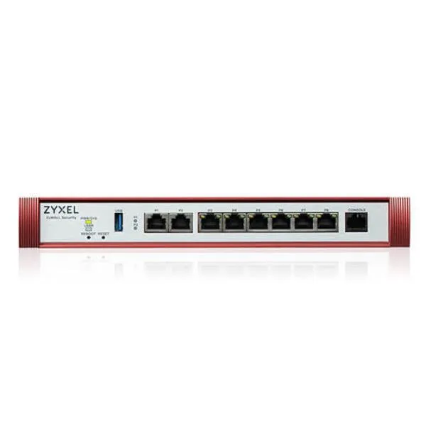 Zyxel Usgflex Security Gateway 200H. Porte WAN/LAN: 2X 2.5GBE 6X Gbe 1XUSB. 5 Gbps Firewall Throughput. WAN Load BALANCING/FAILOVER. Vpn: USGFLEX200H-EU0102F - immagine 1