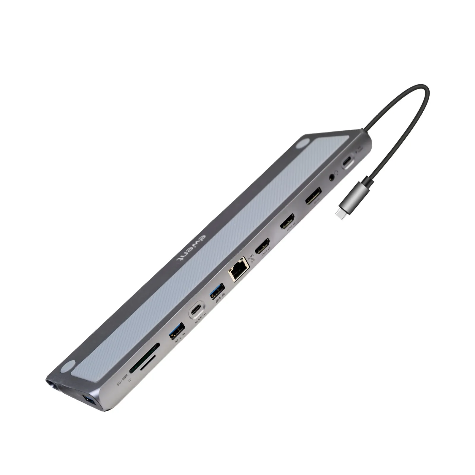 Ewent EW1150 replicatore di porte e docking station per laptop Cablato USB 3.2 Gen 1 (3.1 Gen 1) Type-C Alluminio - immagine 1
