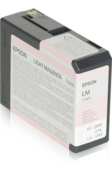 ORIGINALE Epson Cartuccia d'inchiostro magenta (chiaro) C13T580600 T5806 80ml - immagine 1