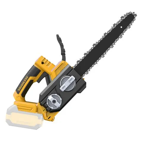 Sega da potatura Blim 20V - Lama da 12 - Schermo LCD - Motore brushless - Batteria non inclusa - Custodia per il trasporto - Nero e giallo - immagine 1