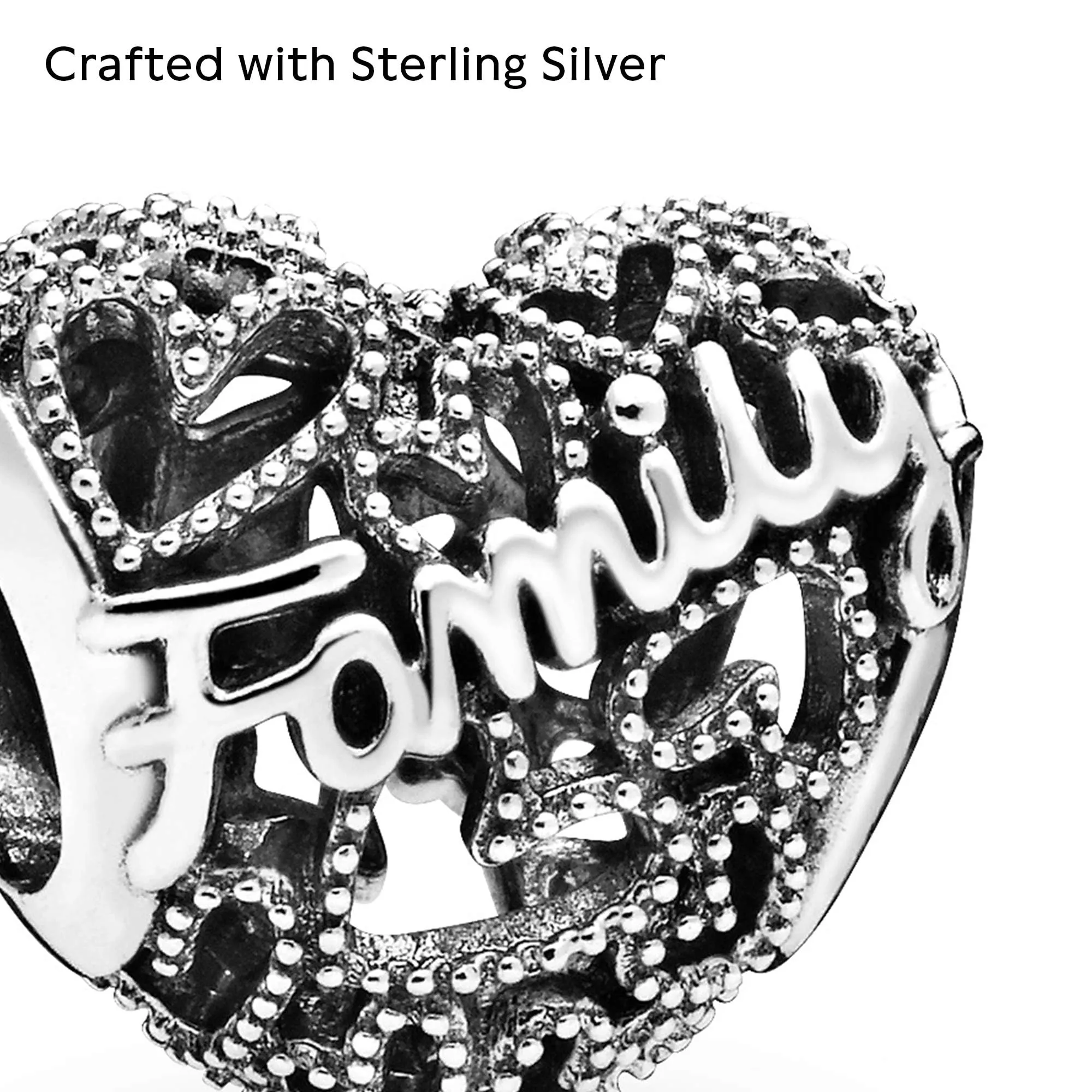 PANDORA Icons Ciondolo con cuore in argento Sterling - immagine 4