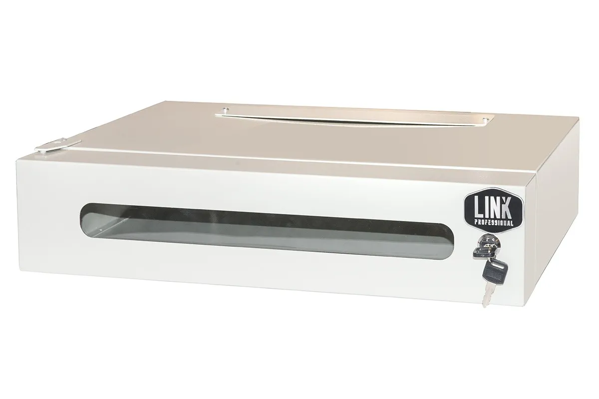 Armadio Rack 19 2U Profondita' 360 Mm Colore Grigio Con Porta Vetro (Axpxl) Cm 12X36X54 - immagine 1