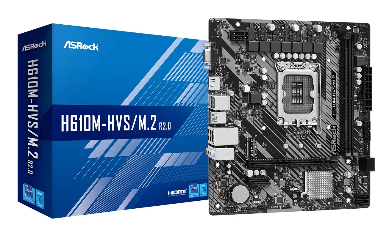 ASROCK H610M-HVS/M.2 R2.0 (1700) (D) - immagine 1