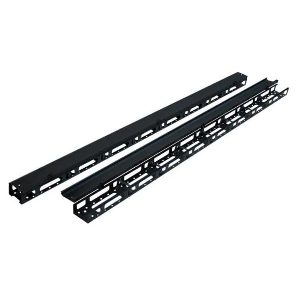 Wp Europe Canala Verticale Gestione Cavi 22U Con Anelli E Coperchio Per Rack Rna Rsb L800 Confezione 2 Pezzi Colore Nero WPN-ACM-501-B - immagine 1